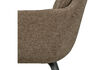 Miniature Chaise de salle à manger Chenille Sable foncé Runa 8