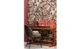 Miniature Chaise de salle à manger éco-cuir noir Vogue 3