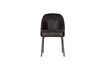 Miniature Chaise de salle à manger éco-cuir noir Vogue 5