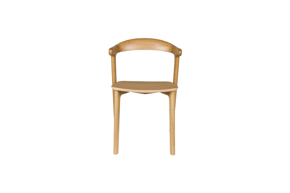 Chaise de salle à manger en bois naturel Northwood Zuiver