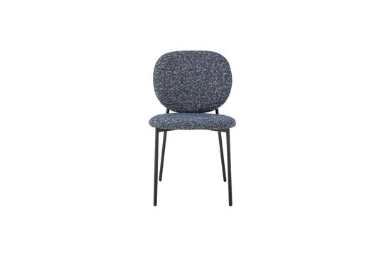 Chaise de salle à manger en contreplaqué bleu Percey Détouré