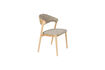 Miniature Chaise de salle à manger en hêtre beige Babington 1