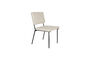 Miniature Chaise de salle à manger en polyester blanc cassé Fellow Détouré