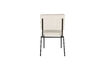 Miniature Chaise de salle à manger en polyester blanc cassé Fellow 6