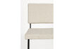 Miniature Chaise de salle à manger en polyester blanc cassé Fellow 8