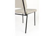 Miniature Chaise de salle à manger en polyester blanc cassé Fellow 10