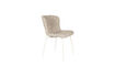 Miniature Chaise de salle à manger en polyester marron Marion 1