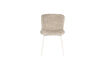 Miniature Chaise de salle à manger en polyester marron Marion 2