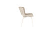 Miniature Chaise de salle à manger en polyester marron Marion 3