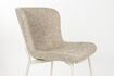 Miniature Chaise de salle à manger en polyester marron Marion 8