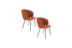 Miniature Chaise de salle à manger en polyester rouge Joa Terra 7