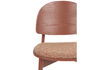 Miniature Chaise de salle à manger en polyester rouge Sunrise 9