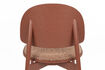 Miniature Chaise de salle à manger en polyester rouge Sunrise 12