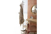 Miniature Chaise de salle à manger en polyester rouge Sunrise 3