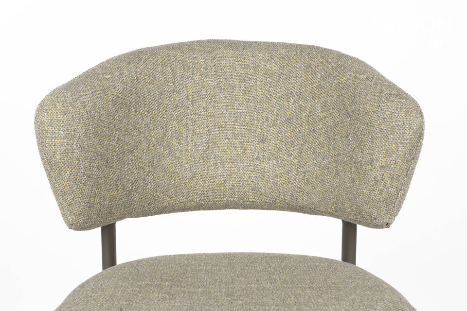 Chaise de salle à manger en polyester vert Jasmine - 8