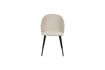 Miniature Chaise de salle à manger en tissu beige Cozy 8