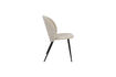 Miniature Chaise de salle à manger en tissu beige Cozy 9