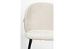 Miniature Chaise de salle à manger en tissu beige Cozy 2