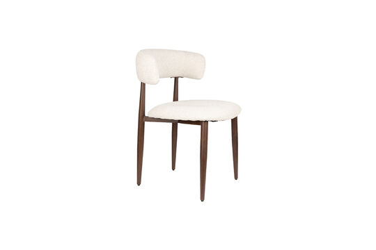 Voir la fiche produit chaise de salle à manger en tissu beige Stanley Chaise de salle à manger en tissu beige Stanley