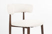 Miniature Chaise de salle à manger en tissu beige Stanley 9