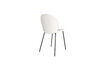 Miniature Chaise de salle à manger en tissu blanc Bonnet 8