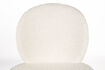 Miniature Chaise de salle à manger en tissu blanc Bonnet 11