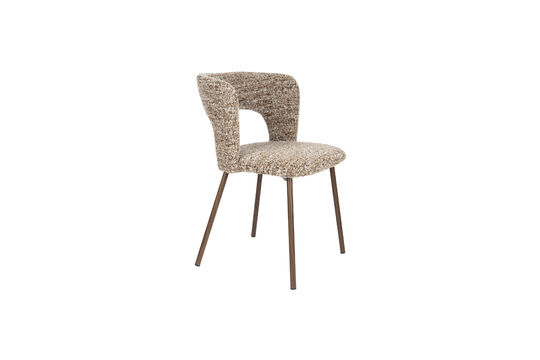 Voir la fiche produit chaise de salle à manger en tissu marron Chelsea Chaise de salle à manger en tissu marron Chelsea