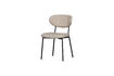 Miniature Chaise de salle à manger en tissu naturel KJELD 1