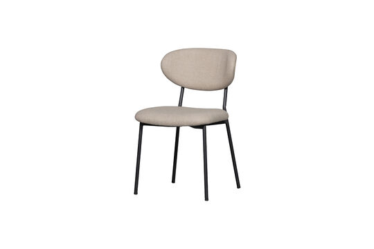 Chaise de salle à manger en tissu naturel KJELD