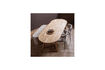 Miniature Chaise de salle à manger en tissu naturel KJELD 2
