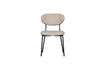 Miniature Chaise de salle à manger en tissu naturel KJELD 4