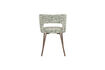 Miniature Chaise de salle à manger en tissu vert Chelsea 5
