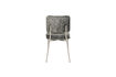 Miniature Chaise de salle à manger en velours gris Franck 5