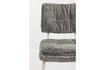 Miniature Chaise de salle à manger en velours gris Franck 7