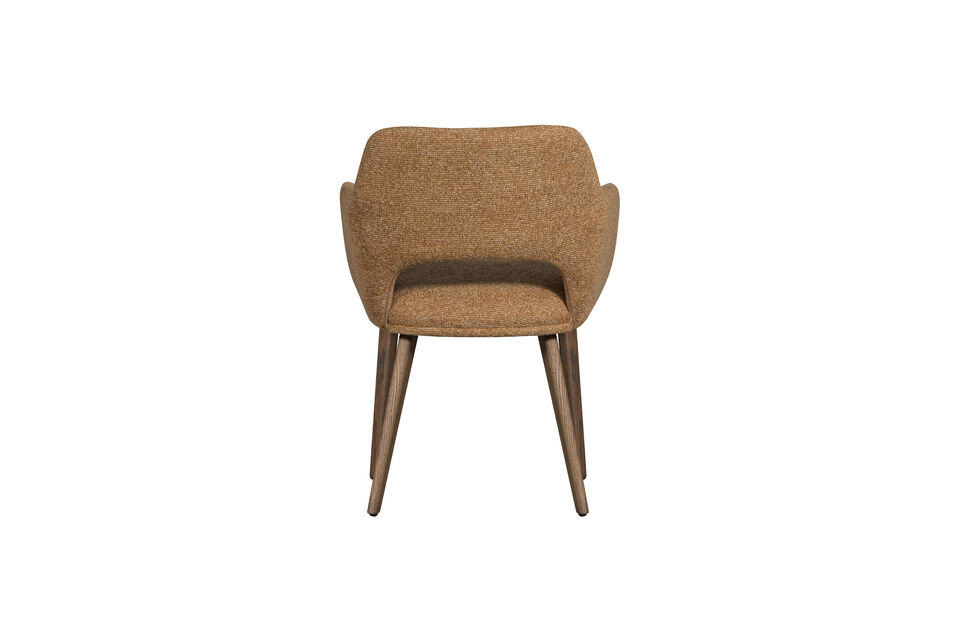 Une chaise de salle à manger élégante et confortable pour de longs repas