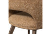 Miniature Chaise de salle à manger jaune et bois brun Murat 7