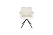 Miniature Chaise de salle à manger pivotante beige Kodak 2