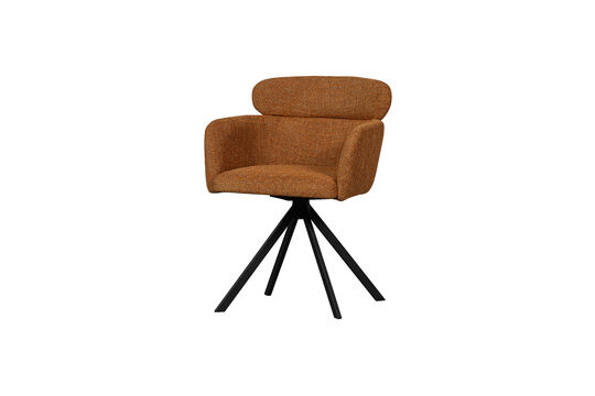 Chaise de salle à manger pivotante tissu tissé Ginger FENNE