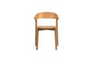 Miniature Chaise de salle à manger placage de frêne naturel Cras 4