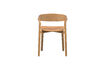 Miniature Chaise de salle à manger placage de frêne naturel Cras 6