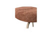 Miniature Chaise de salle à manger tissu brun Travis 8