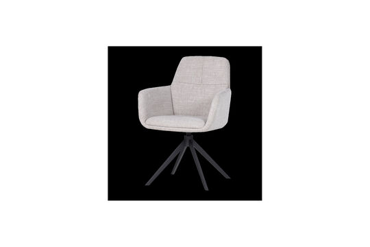 Chaise de salle à manger tissu mélangé naturel Grant Détouré
