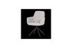 Miniature Chaise de salle à manger tissu mélangé naturel Grant 1