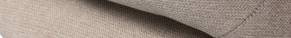 Mise en avant matière Chaise de salle à manger tissu tissé Naturel Jenny