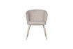 Miniature Chaise de salle à manger tissu tissé Pebble ADMIT 5