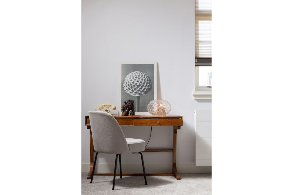 Chaise à manger élégante et confortable Des formes douces et accueillantes Tissu tissé (90%