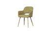 Miniature Chaise de salle à manger tissu tissé vert sauge Jenny 1