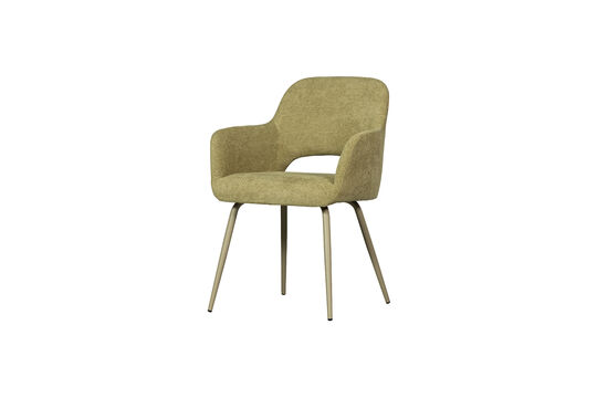 Chaise de salle à manger tissu tissé vert sauge Jenny