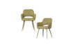 Miniature Chaise de salle à manger tissu tissé vert sauge Jenny 4