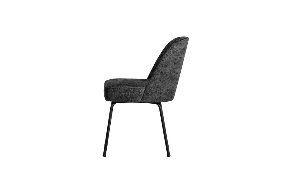 Chaise de salle à manger élégante et confortable Formes douces et agréables Rembourrée en